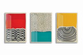 Tablou decorativ (3 Pieces), UDC15, Canvas imprimat, Multicolor