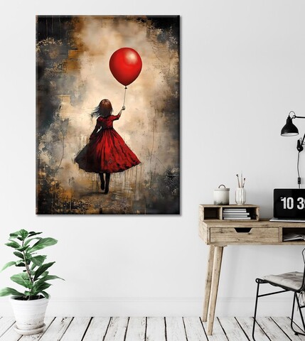 Tablou decorativ, WY434 (70 x 100), Canvas imprimat, Multicolor