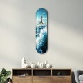 Tablou decorativ, Sea Gull and Ocean, Dimensiune: 20 x 80 cm, Multicolor