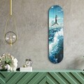 Tablou decorativ, Sea Gull and Ocean, Dimensiune: 20 x 80 cm, Multicolor