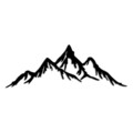 Decoratiune de perete, Full Mount And Mountain, Dimensiune: 62 x 22 cm, Negru
