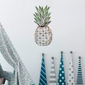 Decoratiune de perete, Pineapple 223, Lățime: 56 cm Înălțime: 24 cm Adâncime: 1,5 cm, Multicolor