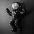 Decoratiune de perete, Cosmonaut 4, Lățime: 35 cm Înălțime: 47 cm Adâncime: 10 cm, Multicolor