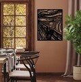 Decoratiune de perete, Grido, (Grosime: 1,5 mm), Negru