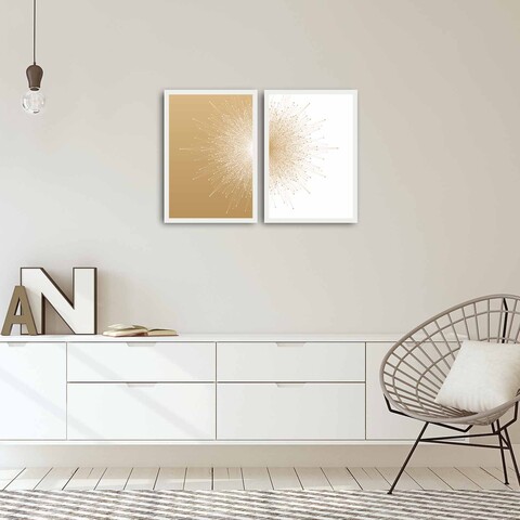Tablou decorativ (2 Pieces), 2PBCT-01, Cadru: 100% PVC (Grosime: 22 mm, Multicolor