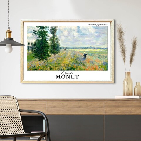 Tablou decorativ, 4262AHSMONET-021, Fundal: 100% MDF (Grosime: 2,7 mm, Multicolor