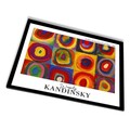 Tablou decorativ, 4262SYHKANDINSKY-020, Fundal: 100% MDF (Grosime: 2,7 mm, Multicolor