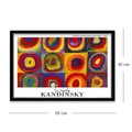 Tablou decorativ, 4262SYHKANDINSKY-020, Fundal: 100% MDF (Grosime: 2,7 mm, Multicolor