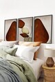 Tablou decorativ (3 Pieces), Huhu469S, Lemn masiv (Grosime: 2,5 cm, Multicolor