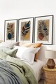 Tablou decorativ (3 Pieces), Huhu483S, Lemn masiv (Grosime: 2,5 cm, Multicolor