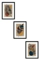 Tablou decorativ (3 Pieces), Huhu483S, Lemn masiv (Grosime: 2,5 cm, Multicolor