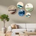 Tablou decorativ (5 Pieces), Iaht-23, Dimensiuni: 43,5 x 43,5 cm (1 bucată), Multicolor