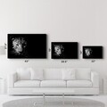 Tablou decorativ, OGLS-1046, Dimensiuni: 46 x 72 cm, Multicolor