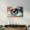 Tablou decorativ, CAM-5047, Dimensiuni: 70 x 110 cm, Multicolor