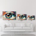 Tablou decorativ, CAM-5047, Dimensiuni: 70 x 110 cm, Multicolor