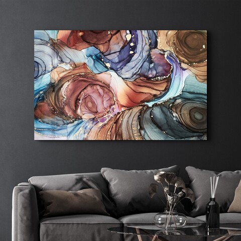 Tablou decorativ, SPR-1336, Dimensiuni: 70 x 110 cm, Multicolor