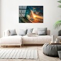 Tablou decorativ, UV-263 70 x 100, 70 x 100 cm, Multicolor