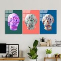 Tablou decorativ (3 Pieces), UV-878, Dimensiune: 45 x 65 cm (3 bucăți), Multicolor