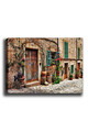 Tablou decorativ, Kanvas Tablo (50 x 70), Lemn (Grosime: 3 cm, Multicolor