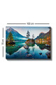 Tablou decorativ, Kanvas Tablo (70 x 100), Lemn (Grosime: 3 cm, Multicolor