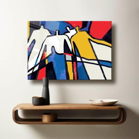 Tablou decorativ, Camtbl-035, 50 x 70 cm, Multicolor