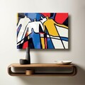 Tablou decorativ, Camtbl-035, 50 x 70 cm, Multicolor