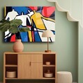 Tablou decorativ, Camtbl-035, 50 x 70 cm, Multicolor