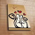 Ceas de perete, 5070CS-43, Dimensiune: 45 x 70 cm, Multicolor