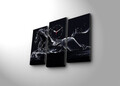 Ceas de perete (3 Pieces), 3PATCS-5, Dimensiune: 20 x 39 cm (2 bucăți), Multicolor