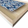 Tablou decorativ, Ahsakca, Fundal: 100% MDF de arțar (Grosime: 2,7 mm) Vopsea: 100% MDF (Grosime: 5 mm, Multicolor
