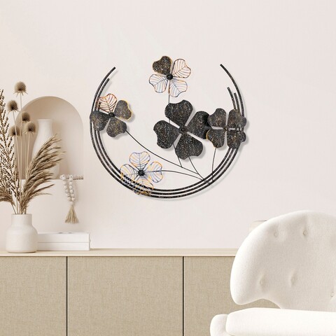 Decoratiune de perete, Haiyang 3, Dimensiuni: 70 x 62 x 4 cm, Multicolor