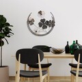 Decoratiune de perete, Haiyang 3, Dimensiuni: 70 x 62 x 4 cm, Multicolor