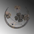 Decoratiune de perete, Haiyang 3, Dimensiuni: 70 x 62 x 4 cm, Multicolor