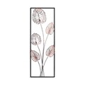 Decoratiune de perete, Strawberry 2, Dimensiuni: 32 x 90 x 4 cm, Multicolor