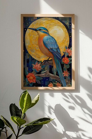 Tablou decorativ, Mscartmdl3, MDF, Multicolor