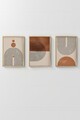 Tablou decorativ (3 Pieces), 3Dartsohoset24, MDF, Multicolor