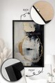 Set 3 tablouri decorative, Ersy3Syhcrv52, MDF, Multicolor