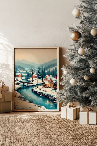 Tablou decorativ, Nwyearsngmdl1, MDF, Multicolor