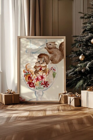 Tablou decorativ, Nwyearsngmdl49, MDF, Multicolor