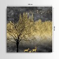 Tablou decorativ, DEV10709-140140, Lemn (Grosime: 3-4 cm, Multicolor