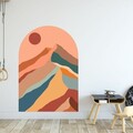 Sticker decorativ, MB-00115, 70 x 100 cm, Multicolor