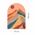 Sticker decorativ, MB-00115, 70 x 100 cm, Multicolor