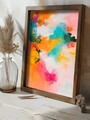 Tablou decorativ, GE175-L, Lemn, Multicolor