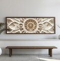 Tablou decorativ, EMR025, Lemn, Multicolor
