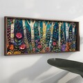 Tablou decorativ, EMR047, Lemn, Multicolor