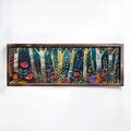 Tablou decorativ, EMR047, Lemn, Multicolor
