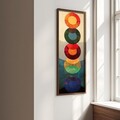 Tablou decorativ, EMR088, Lemn, Multicolor