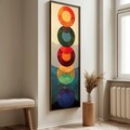 Tablou decorativ, EMR088, Lemn, Multicolor