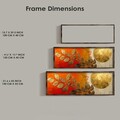 Tablou decorativ, EMR002, Lemn, Multicolor