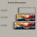 Tablou decorativ, EMR052, Lemn, Multicolor
